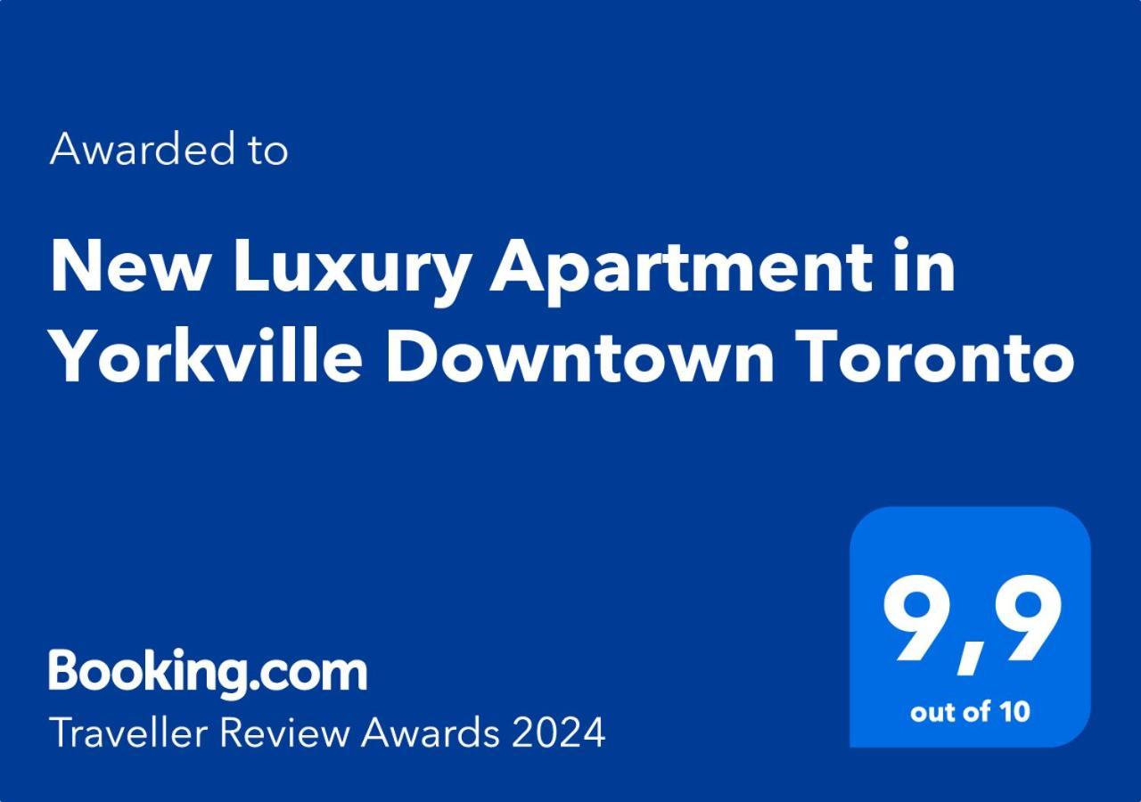 Luxury Apartment In Yorkville Downtown Toronto With City View Exterior foto